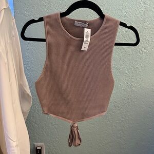 Babaton Ribbed Maude Crop Top